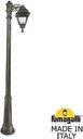 Fumagalli Bisso/Cefa 1L U23.157.S10.BXF1R Светильник садовый с 1 фонарем 2100 мм (корпус античная бронза, плафон прозрачный)