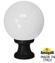 Fumagalli Microlot/G250 G25.110.000.AYE27 Светильник наземный на низкой ножке 350 мм (корпус черный, плафон матовый)