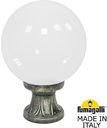Fumagalli Microlot/G250 G25.110.000.BYE27 Светильник наземный на низкой ножке 350 мм (корпус античная бронза, плафон матовый)