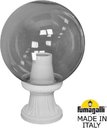 Fumagalli Microlot/G250 G25.110.000.WZE27 Светильник наземный на низкой ножке 350 мм (корпус белый, плафон дымчатый)