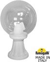 Fumagalli Minilot/G250 G25.111.000.WXE27 Светильник наземный на низкой ножке 390 мм (корпус белый, плафон прозрачный)