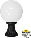 Fumagalli Minilot/G250 G25.111.000.AYE27 Светильник наземный на низкой ножке 390 мм (корпус черный, плафон матовый)