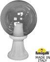 Fumagalli Minilot/G250 G25.111.000.WZE27 Светильник наземный на низкой ножке 390 мм (корпус белый, плафон дымчатый)