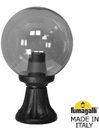 Fumagalli Minilot/G250 G25.111.000.AZE27 Светильник наземный на низкой ножке 390 мм (корпус черный, плафон дымчатый)