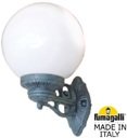 Fumagalli Bisso/G250 G25.131.000.VYE27 Светильник консольный уличный на стену с 1 фонарем 360 мм (корпус античная медь, плафон матовый)