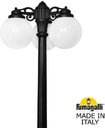 Fumagalli Gigi Bisso/G250 3L Dn G25.156.S30.AYE27DN Светильник садовый с 3 фонарями 1850 мм (корпус черный, плафон матовый)