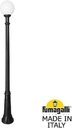 Fumagalli Ricu/G250 G25.157.000.AYE27 Светильник садовый с 1 фонарем 2250 мм (корпус черный, плафон матовый)
