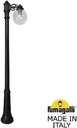 Fumagalli Ricu/G250 1L G25.157.S10.AXE27 Светильник садовый с 1 фонарем 2100 мм (корпус черный, плафон прозрачный)