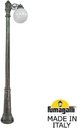 Fumagalli Ricu/G250 1L G25.157.S10.BYE27 Светильник садовый с 1 фонарем 2100 мм (корпус античная бронза, плафон матовый)