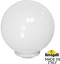 Fumagalli Globe 300 Classic G30.B30.000.WYE27 Классический фонарь на столб 310 мм (без кронштейнов, корпус белый, плафон опал)