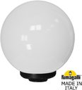 Fumagalli Globe 300 Classic G30.B30.000.AYE27 Классический фонарь на столб 310 мм (без кронштейнов, корпус черный, плафон опал)