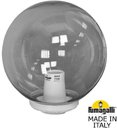 Fumagalli Globe 300 Classic G30.B30.000.WZE27 Классический фонарь на столб 310 мм (без кронштейнов, корпус белый, плафон дымчатый)