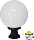Fumagalli Mikrolot/G300 G30.110.000.AYE27 Светильник наземный на низкой ножке 405 мм (корпус черный, плафон опал)