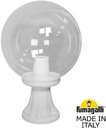 Fumagalli Minilot/G300 G30.111.000.WXE27 Светильник наземный на низкой ножке 445 мм (корпус белый, плафон прозрачный)