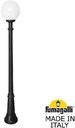 Fumagalli Gigi/G300 G30.156.000.AYE27 Светильник садовый с 1 фонарем 2010 мм (корпус черный, плафон опал)