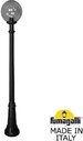 Fumagalli Gigi/G300 G30.156.000.AZE27 Светильник садовый с 1 фонарем 2010 мм (корпус черный, плафон дымчатый)