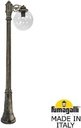 Fumagalli Gigi Bisso/G300 1L G30.156.S10.BXE27 Светильник садовый с 1 фонарем 1850 мм (корпус античная бронза, плафон прозрачный)