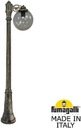Fumagalli Gigi Bisso/G300 1L G30.156.S10.BZE27 Светильник садовый с 1 фонарем 1850 мм (корпус античная бронза, плафон дымчатый)