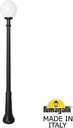 Fumagalli Ricu/G300 G30.157.000.AYE27 Светильник садовый с 1 фонарем 2300 мм (корпус черный, плафон опал)
