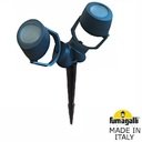 Fumagalli Minitommy 2L 3M1.001.000.AXU2L Прожектор ландшафтный с 2 фонарями 316 мм (корпус черный, плафон матовый)