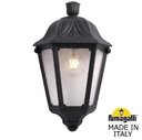 Fumagalli Iesse M22.000.000.AXF1R Светильник-бра уличный 350 мм (корпус черный, плафон прозрачный)