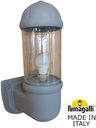 Fumagalli Mirella D15.505.000.LXE27 Светильник уличный настенный с 1 фонарем 520 мм (корпус серый, плафон прозрачный)