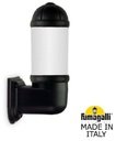 Fumagalli Mirella D15.505.000.AYE27 Светильник уличный настенный с 1 фонарем 520 мм (корпус черный, плафон опал)