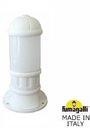 Fumagalli Sauro 500 D15.553.000.WYE27 Светильник наземный на низкой ножке 500 мм (корпус белый, плафон опал)