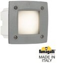 Fumagalli Leti 100 Square 3C1.000.000.LYG1L Подсветка ступеней 134 мм (корпус серый, плафон матовый)
