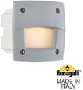 Fumagalli Leti 100 Square-El 3C3.000.000.LYG1L Подсветка ступеней 115 мм (корпус серый, плафон матовый)