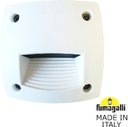 Fumagalli Leti 100 Square-St 3C4.000.000.WYG1L Подсветка ступеней 115 мм (корпус белый, плафон матовый)