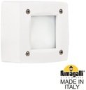 Fumagalli Extraleti 100 Square 3S1.000.000.WYG1L Подсветка ступеней 120 мм (корпус белый, плафон матовый)