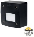 Fumagalli Extraleti 100 Square-El 3S3.000.000.AYG1L Подсветка ступеней 120 мм (корпус черный, плафон матовый)