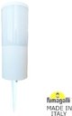 Fumagalli Amelia Spike DR2.572.000.WYF1R Прожектор ландшафтный с 1 фонарем 250 мм (250+180 колышек, корпус белый, плафон молочный)