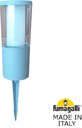 Fumagalli Carlo Spike DR1.572.000.LXU1L Прожектор ландшафтный с 1 фонарем 250 мм (250+180 колышек, корпус серый, плафон молочный/прозрачный)