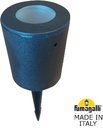 Fumagalli Franca 90 Spike 3A7.001.000.AXU1L Столбик освещения садовый 115 мм (115+180 колышек, корпус черный, плафон матовый)