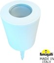 Fumagalli Franca 90 Spike 3A7.001.000.WXU1L Столбик освещения садовый 115 мм (115+180 колышек, корпус белый, плафон матовый)