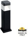 Fumagalli Elisa 800 DS2.564.000.AXD1L Столбики освещения садовые высотой до 1 метра Модерн с 1 фонарем 800 мм (корпус черный, плафон прозрачный)