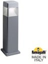 Fumagalli Elisa 800 DS2.564.000.LXD1L Столбики освещения садовые высотой до 1 метра Модерн с 1 фонарем 800 мм (корпус серый, плафон прозрачный)