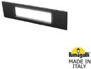 Fumagalli Nina 190 7C1.000.000.AXK1L Подсветка ступеней 50 мм (корпус черный, плафон прозрачный)