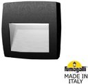Fumagalli Lorenza 150 AS1.000.000.AXJ1L Подсветка ступеней 150 мм (корпус черный, плафон прозрачный)