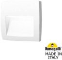 Fumagalli Lorenza 150 AS1.000.000.WXJ1L Подсветка ступеней 150 мм (корпус белый, плафон прозрачный)