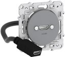 Schneider Electric Odace S53R462 Розетка HDMI (HDMI, под рамку, скрытая установка, алюминий)