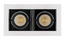 Arlight 024131 Светильник светодиодный CL-KARDAN-S180x102-2x9W White (белый/черный, 38 deg)