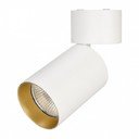 Arlight 027547 Светильник светодиодный SP-POLO-SURFACE-FLAP-R85-15W Day4000 (белый, вставка золото)