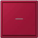 Jung Le Corbusier LC990KO532100 Клавиша одиночная с окошком (rouge carmin)