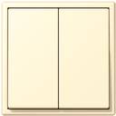Jung Le Corbusier LC99532001 Клавиша двойная (blanc)