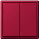 Jung Le Corbusier LC99532100 Клавиша двойная (rouge carmin)