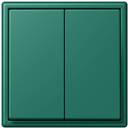 Jung Le Corbusier LC99532040 Клавиша двойная (vert anglais)