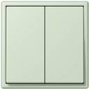 Jung Le Corbusier LC99532042 Клавиша двойная (vert anglais pâle)